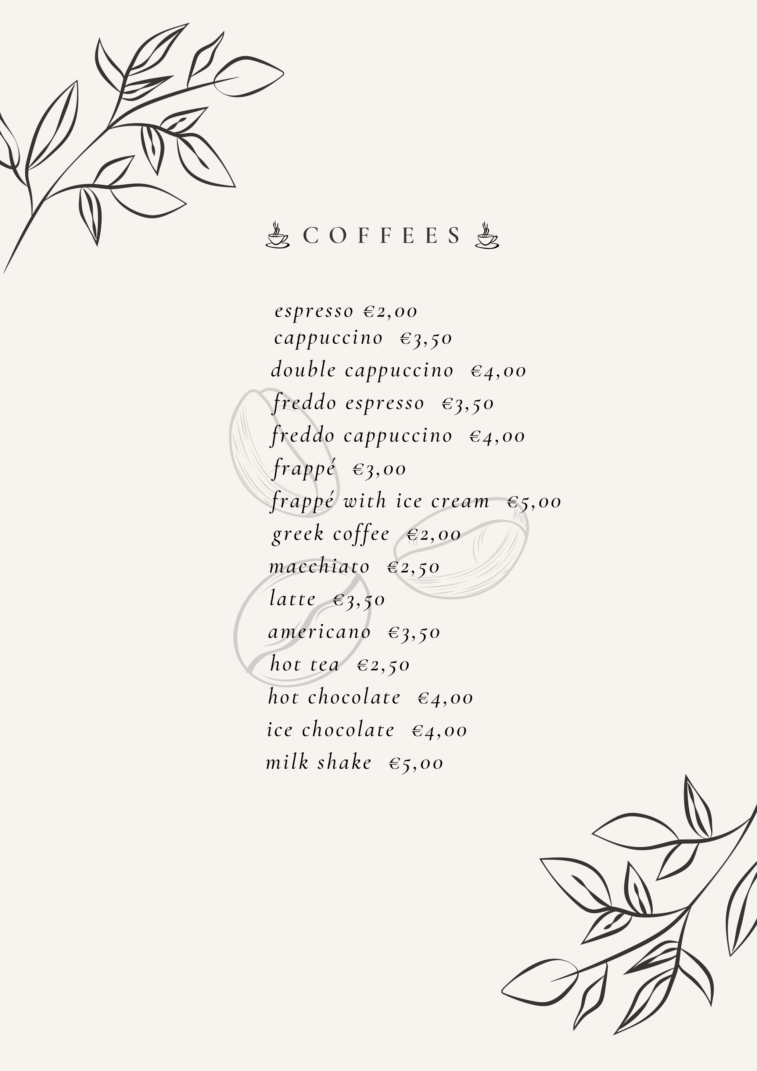 Menu Page 2